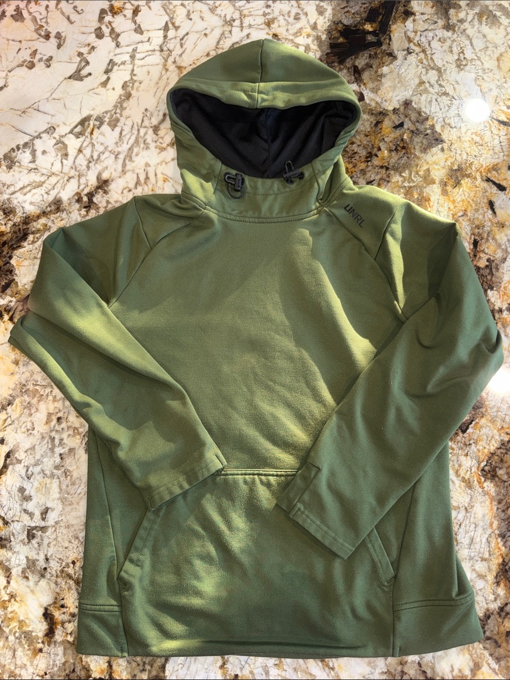 Kids' UNRL Crossover II Hoodie - Olive Green -Youth Medium